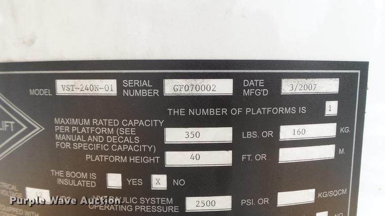 image for item DD7389 2008 Ford F550 Super Duty XL bucket truck