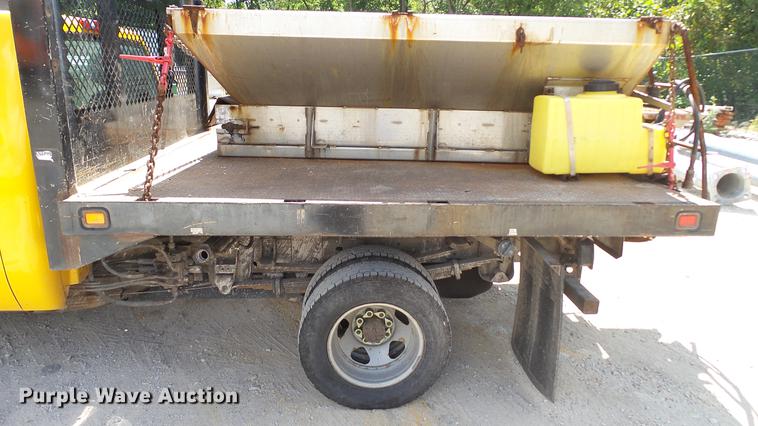 image for item DD7408 2008 Chevrolet Silverado 3500HD dump flatbed pickup truck