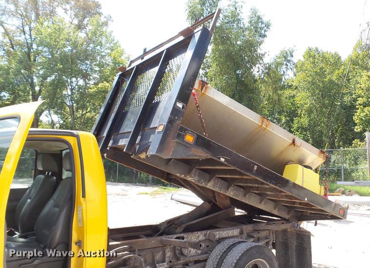 image for item DD7408 2008 Chevrolet Silverado 3500HD dump flatbed pickup truck