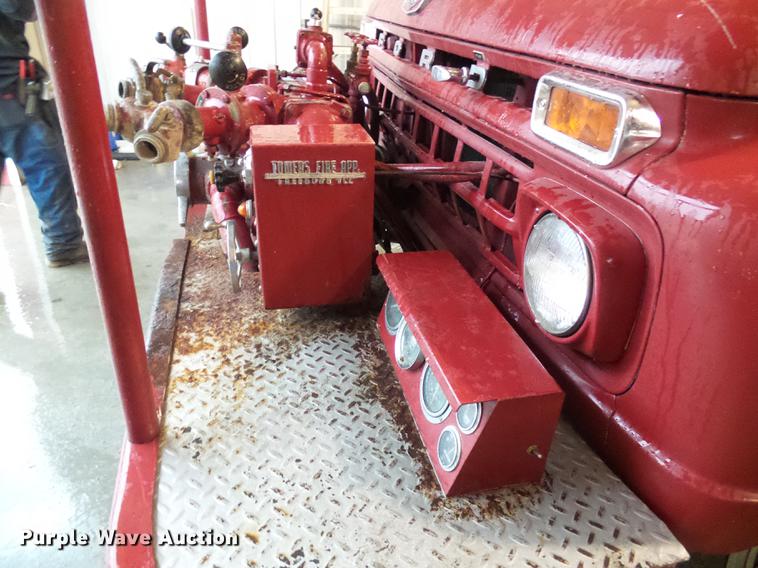 image for item DE5207 1965 Ford 700 fire truck