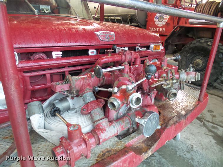 image for item DE5207 1965 Ford 700 fire truck