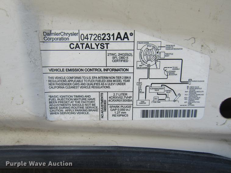 image for item DE5854 2004 Dodge Stratus