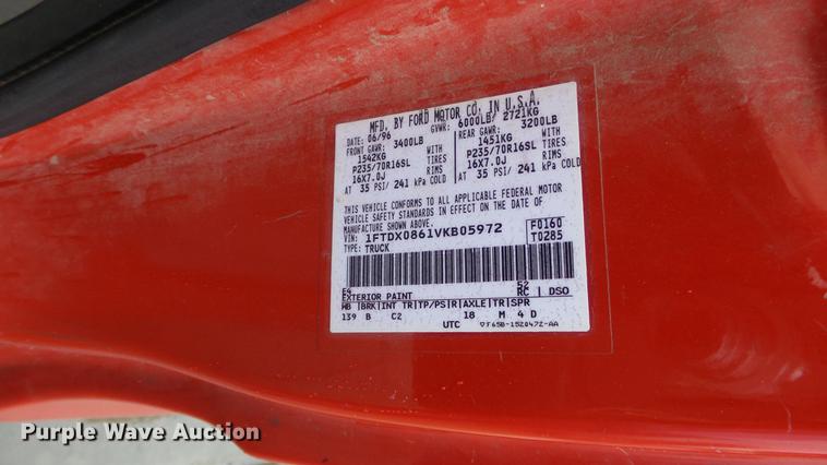 image for item DE7287 1997 Ford F150 SuperCab pickup truck