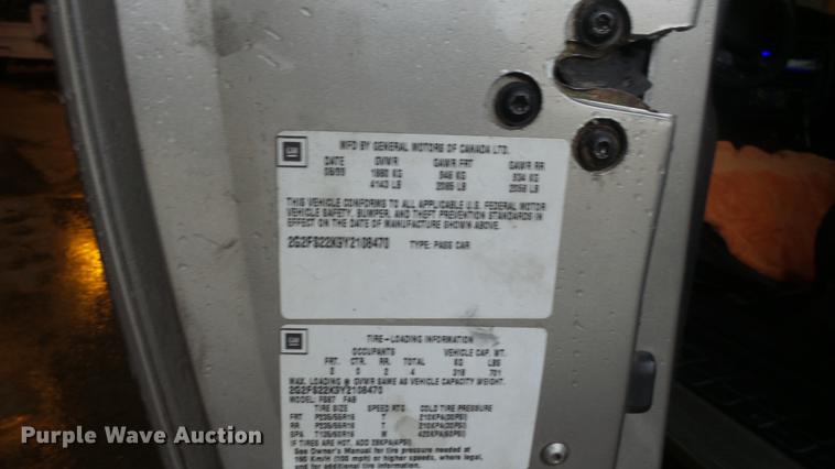 image for item DE7290 2000 Pontiac Firebird