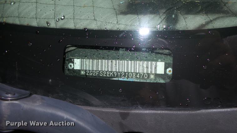 image for item DE7290 2000 Pontiac Firebird