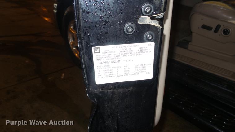 image for item DE7292 2003 GMC Yukon Denali XL SUV