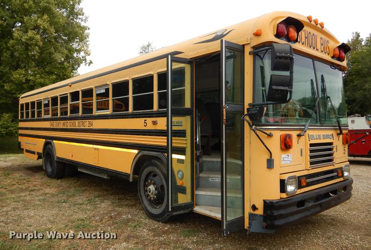 image for item DF1800 1996 Blue Bird TC2000 school bus