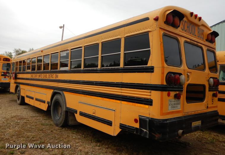 image for item DF1800 1996 Blue Bird TC2000 school bus