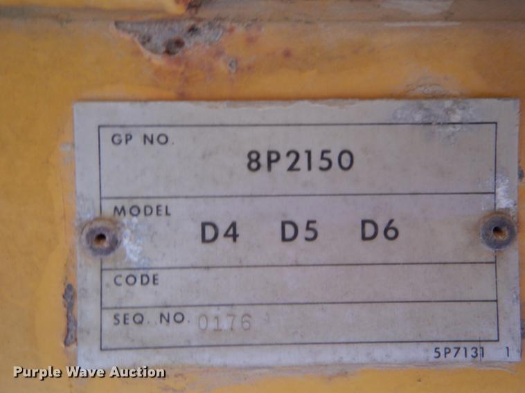 image for item DF1820 1977 Caterpillar D6D dozer