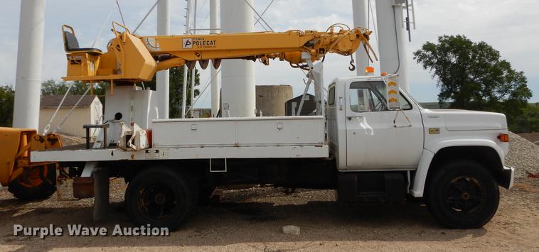 image for item DF1826 1980 Chevrolet C60 Custom Deluxe digger derrick truck