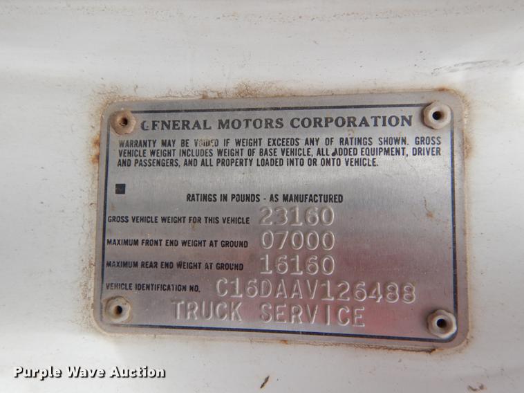 image for item DF1826 1980 Chevrolet C60 Custom Deluxe digger derrick truck