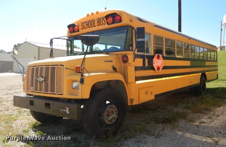 image for item DF1853 1998 Chevrolet Blue Bird school bus