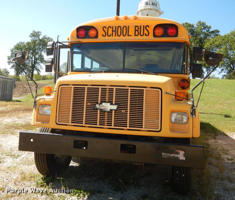 image for item DF1853 1998 Chevrolet Blue Bird school bus