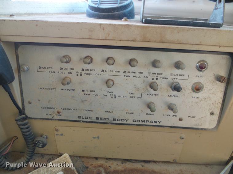 image for item DF2758 1992 Ford B600 Blue Bird school bus