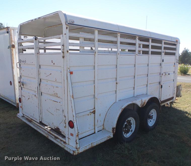 image for item DF2759 1997 Circle D livestock trailer