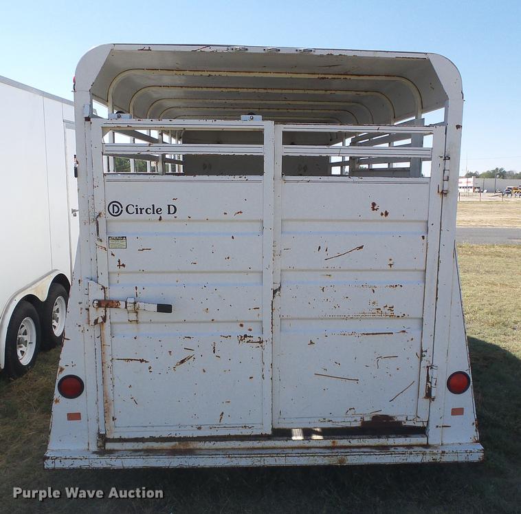 image for item DF2759 1997 Circle D livestock trailer