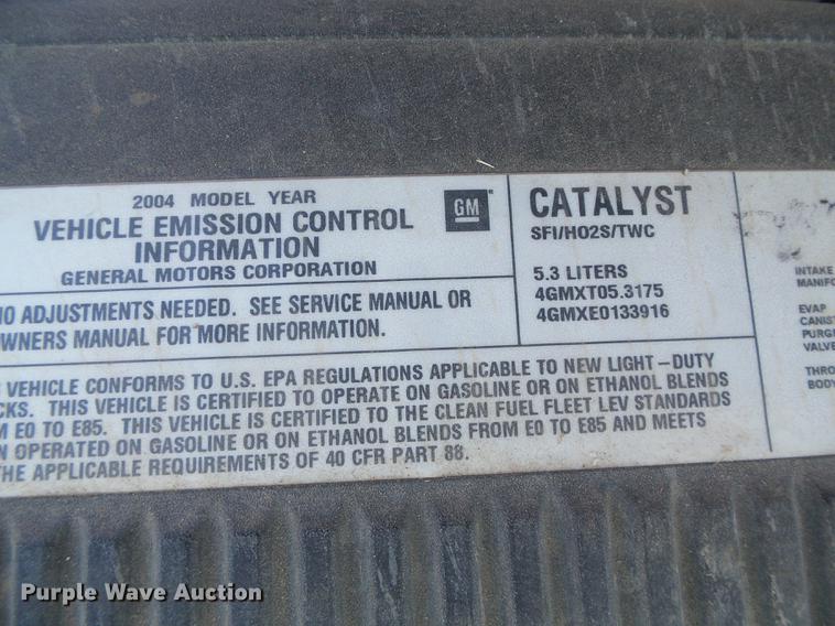 image for item DF2761 2004 Chevrolet Suburban 1500 SUV