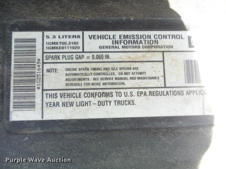 image for item DF2762 2001 GMC Yukon XL 1500 SLE SUV