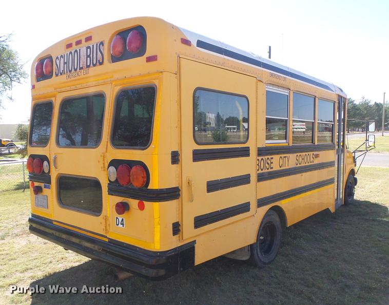 image for item DF2763 2001 Chevrolet Express G3500 Blue Bird school bus