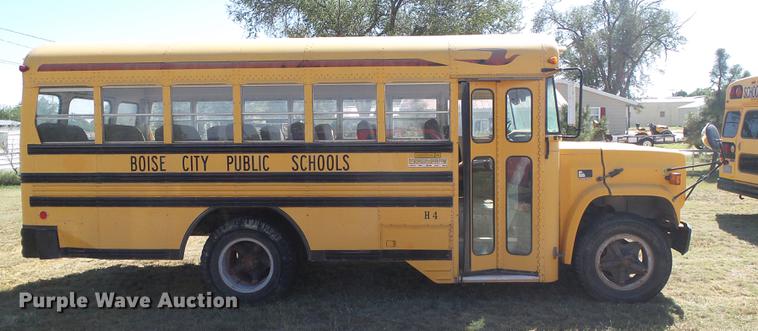 image for item DF2764 1991 Chevrolet 60 Blue Bird school bus