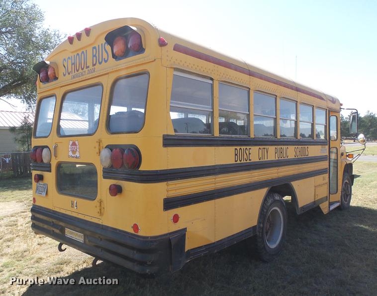 image for item DF2764 1991 Chevrolet 60 Blue Bird school bus