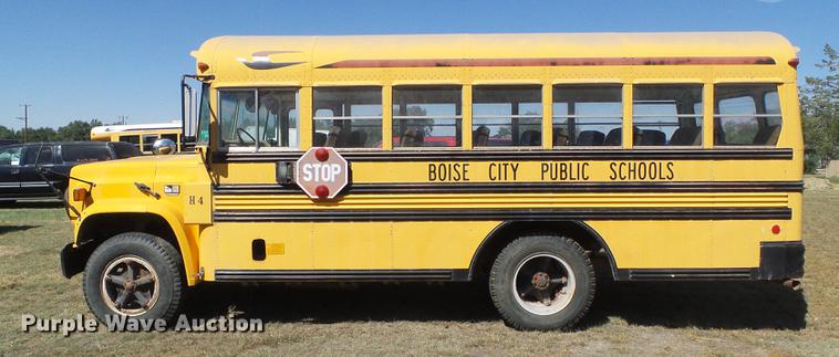 image for item DF2764 1991 Chevrolet 60 Blue Bird school bus