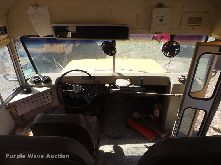 image for item DF2764 1991 Chevrolet 60 Blue Bird school bus