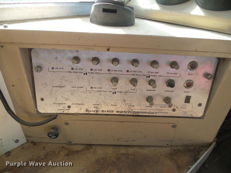 image for item DF2764 1991 Chevrolet 60 Blue Bird school bus