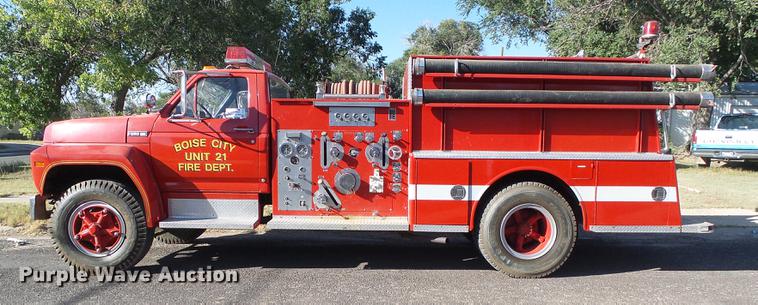 image for item DF2768 1980 Ford F700 fire truck