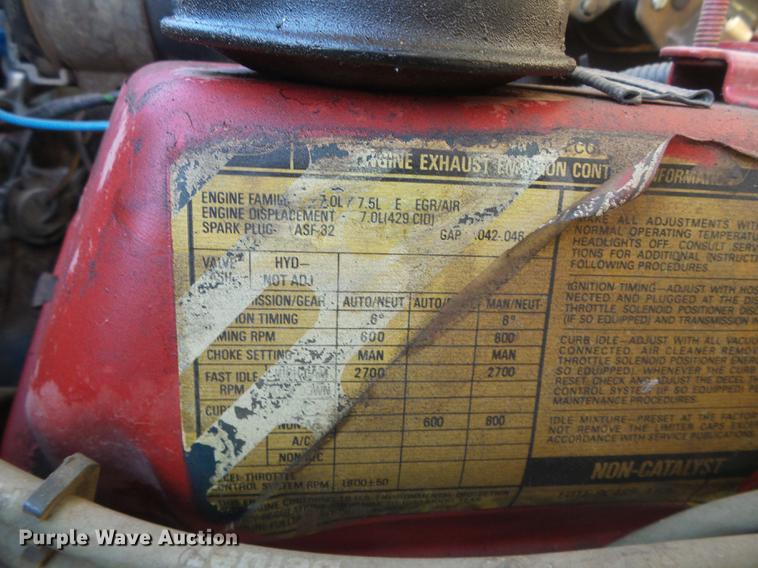 image for item DF2768 1980 Ford F700 fire truck