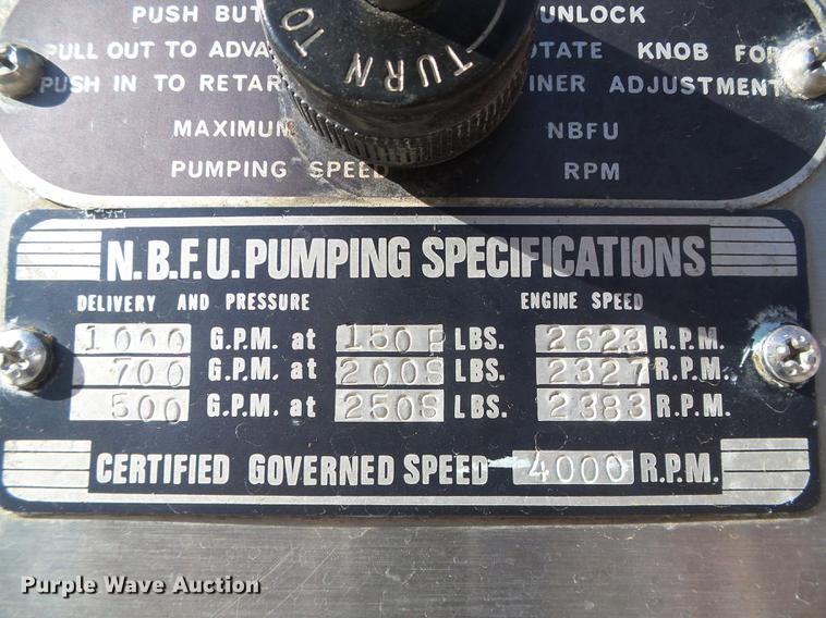 image for item DF2768 1980 Ford F700 fire truck