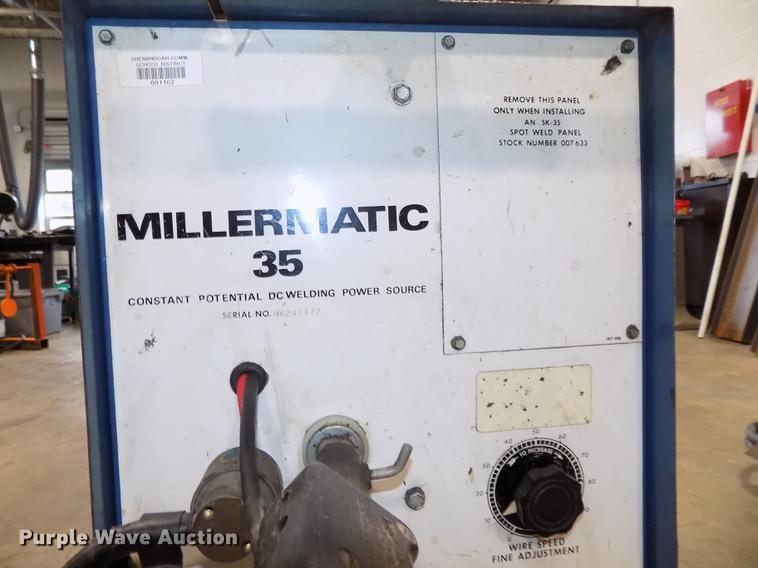 image for item DZ9584 Miller Millermatic 35 wire feed