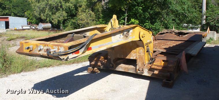 image for item EI9925 1989 Load King PHD80/100-3 lowboy equipment trailer