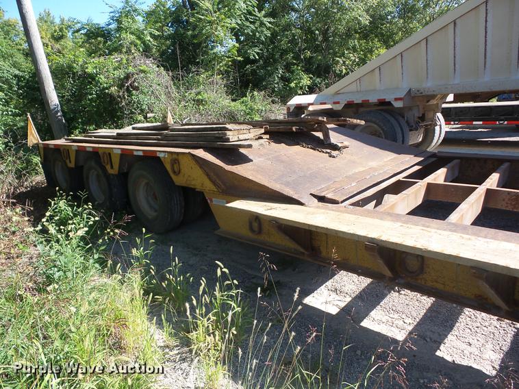 image for item EI9925 1989 Load King PHD80/100-3 lowboy equipment trailer