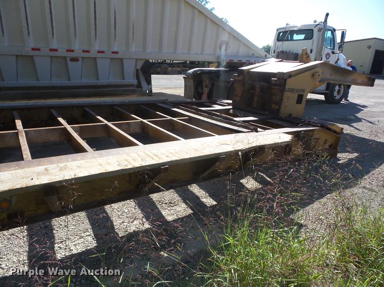 image for item EI9925 1989 Load King PHD80/100-3 lowboy equipment trailer