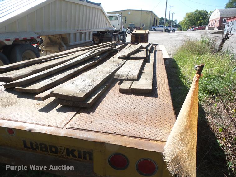 image for item EI9925 1989 Load King PHD80/100-3 lowboy equipment trailer