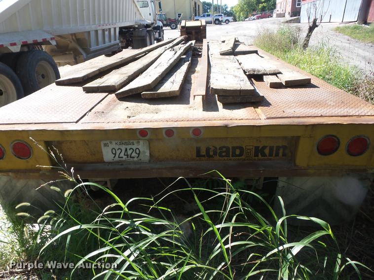 image for item EI9925 1989 Load King PHD80/100-3 lowboy equipment trailer
