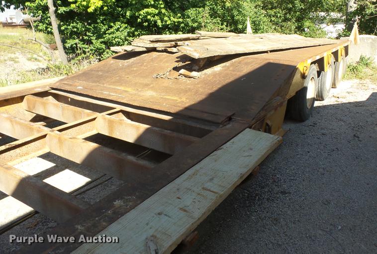 image for item EI9925 1989 Load King PHD80/100-3 lowboy equipment trailer