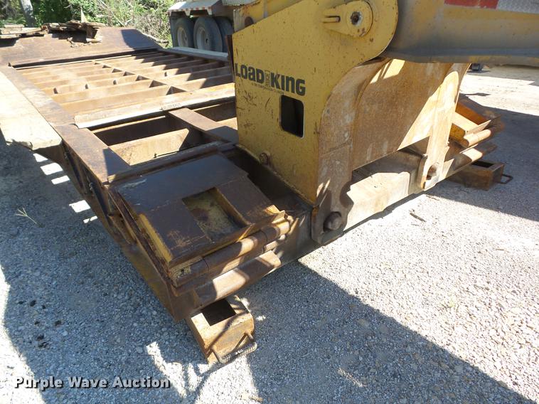 image for item EI9925 1989 Load King PHD80/100-3 lowboy equipment trailer
