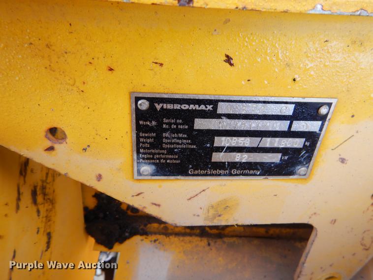 image for item EO9582 2003 Vibromax 752C double drum roller