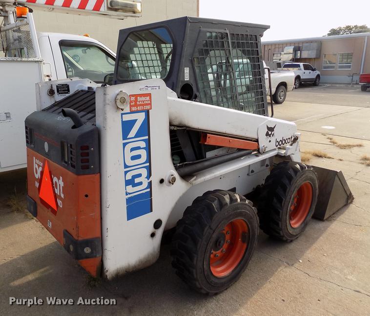 image for item ER9148 1997 Bobcat 763 skid steer