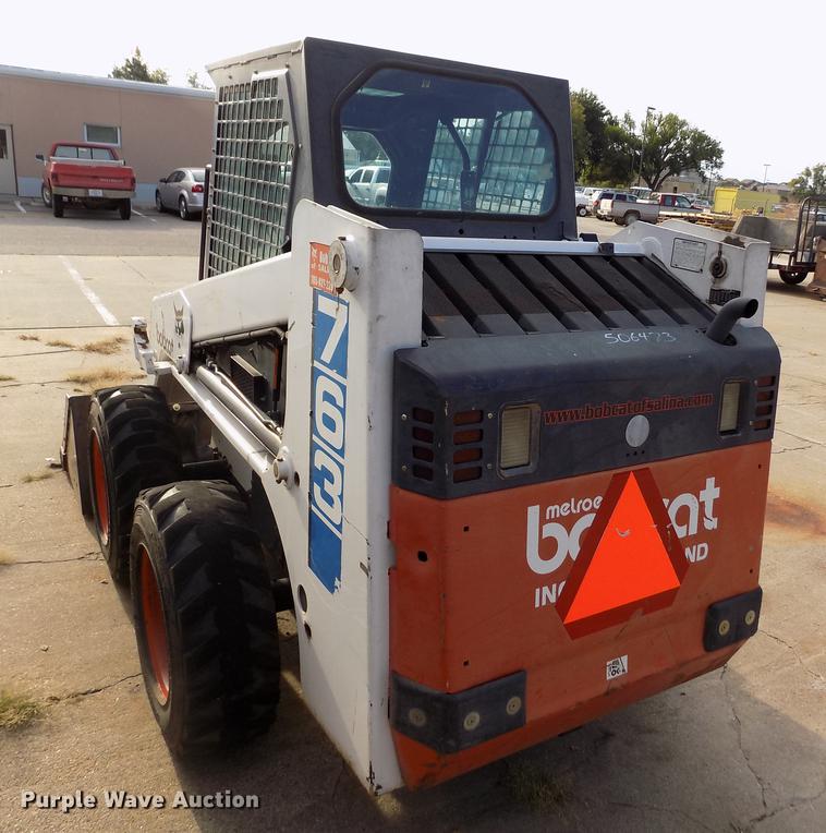 image for item ER9148 1997 Bobcat 763 skid steer