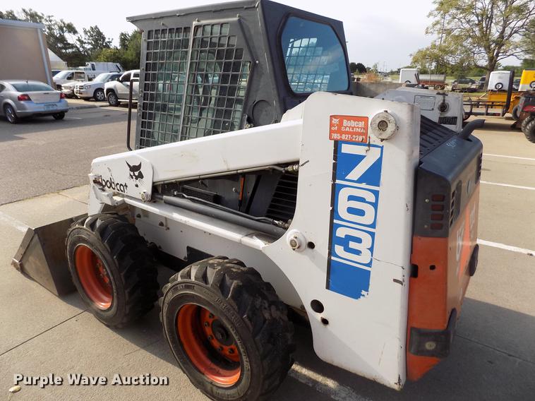 image for item ER9148 1997 Bobcat 763 skid steer