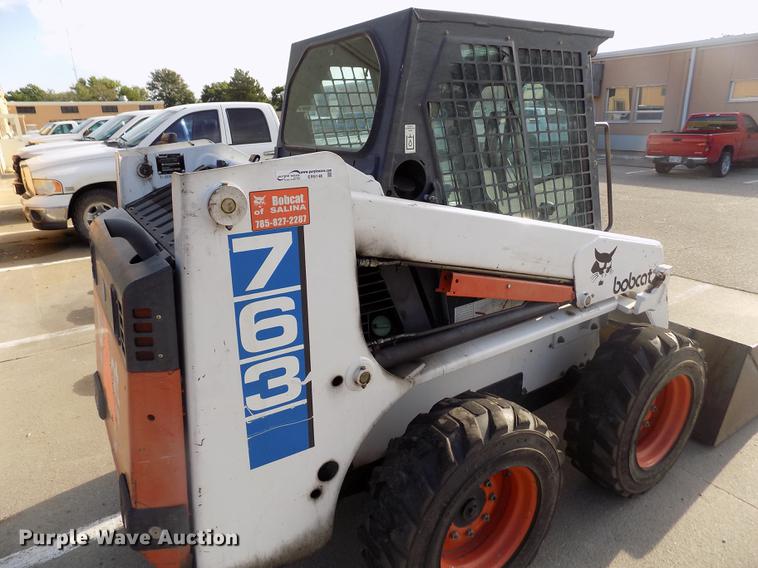 image for item ER9148 1997 Bobcat 763 skid steer