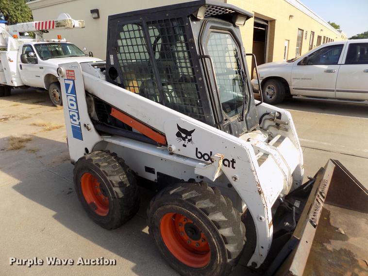 image for item ER9148 1997 Bobcat 763 skid steer