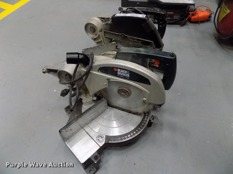 (2) Black and Decker miter saws in Hays, KS Item ER9169 sold Purple