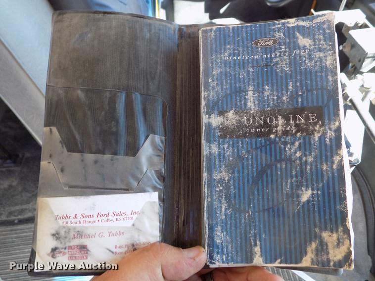 image for item ER9182 1996 Ford Econoline E350 school bus