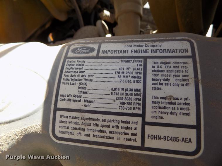 image for item ER9183 1993 Ford B700 school bus