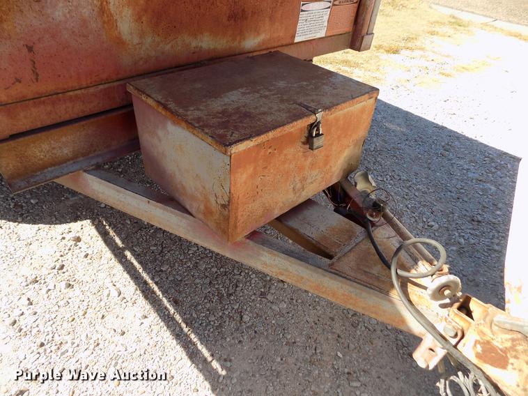 image for item ER9190 1995 Valley EZ Dumper dump trailer