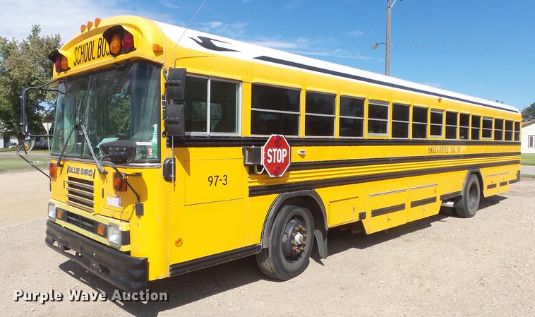image for item EX9245 1998 Blue Bird TC2000 school bus